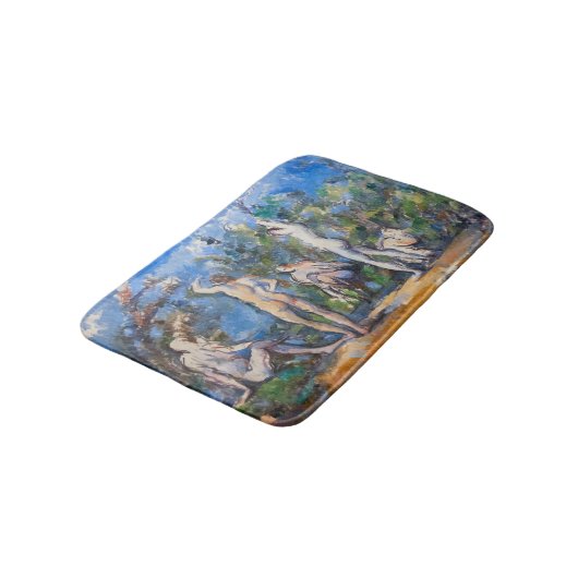 Paul Cezanne - Fünf Bathers Badematte (Schrägansicht)