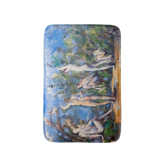 Paul Cezanne - Fünf Bathers Badematte (Vorderseite Vertikal)