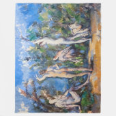 Paul Cezanne - Fünf Bathers Fleecedecke (Vorderseite)