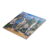 Paul Cezanne - Fünf Bathers Fliese (Seite)