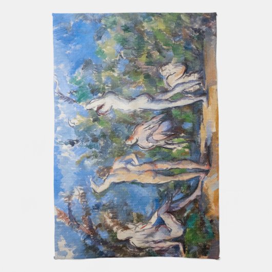 Paul Cezanne - Fünf Bathers Geschirrtuch (Vertikal)