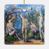 Paul Cezanne - Fünf Bathers Keramikornament (Rückseite)