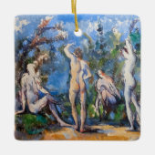 Paul Cezanne - Fünf Bathers Keramikornament (Vorderseite)