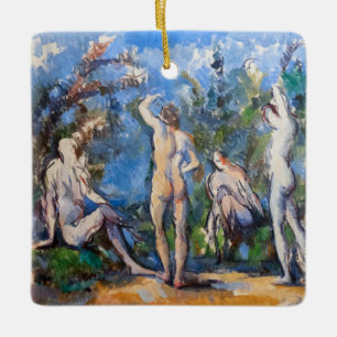 Paul Cezanne - Fünf Bathers Keramikornament