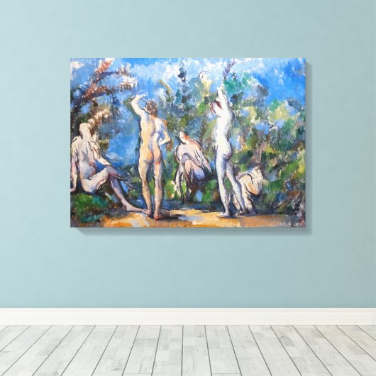 Paul Cezanne - Fünf Bathers Leinwanddruck (Insitu (Holzboden))