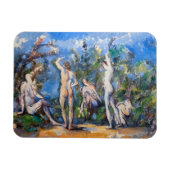 Paul Cezanne - Fünf Bathers Magnet (Horizontal)