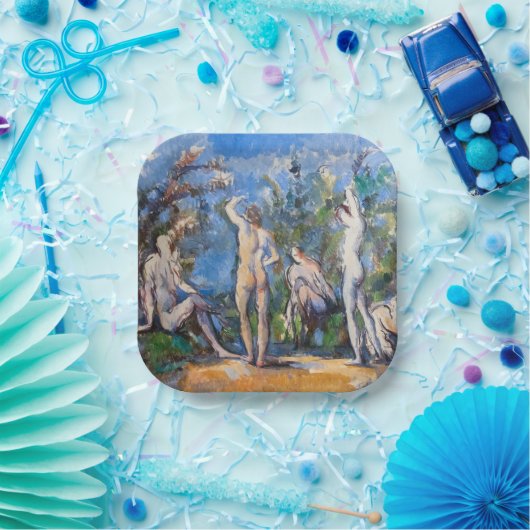 Paul Cezanne - Fünf Bathers Pappteller (Party)