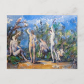 Paul Cezanne - Fünf Bathers Postkarte (Vorderseite)