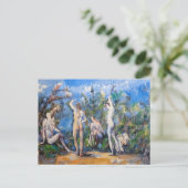 Paul Cezanne - Fünf Bathers Postkarte (Stehend Vorderseite)