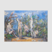 Paul Cezanne - Fünf Bathers Seidenpapier (Vorderseite)