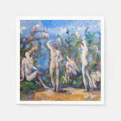 Paul Cezanne - Fünf Bathers Serviette (Vorderseite)