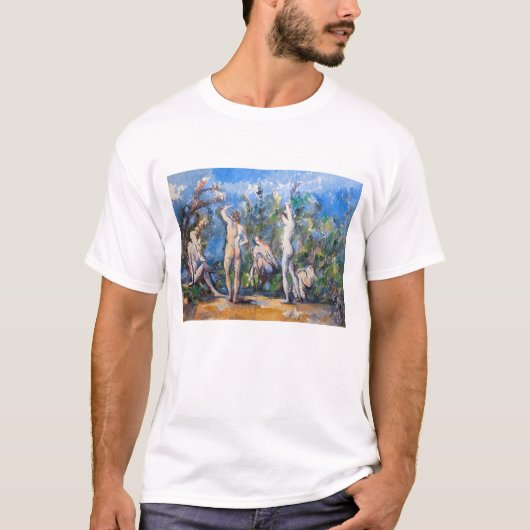 Paul Cezanne - Fünf Bathers T-Shirt (Vorderseite)
