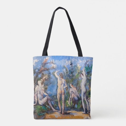 Paul Cezanne - Fünf Bathers Tasche (Rückseite)