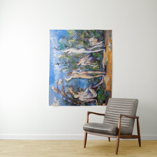 Paul Cezanne - Fünf Bathers Wandteppich (Beispiel)