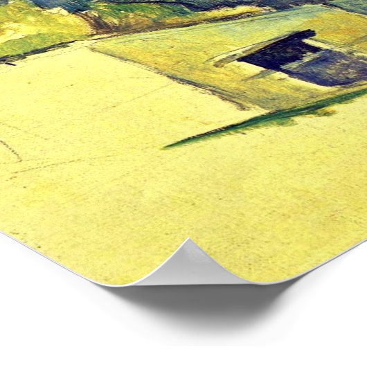 Paul Cezanne - Gardanne Poster (Ecke)