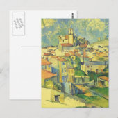 Paul Cezanne - Gardanne Postkarte (Vorne/Hinten)
