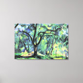 Paul Cezanne Gemälde, Wald, Leinwanddruck (Vorderseite)