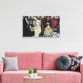 Paul Cezanne - Girl am Piano Leinwanddruck (Insitu (Wohnzimmer))