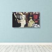 Paul Cezanne - Girl am Piano Leinwanddruck (Insitu (Holzboden))
