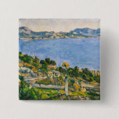 Paul Cezanne - Golf von Marseille aus Estaque gese Button (Vorderseite)