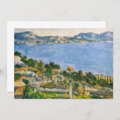 Paul Cezanne - Golf von Marseille aus Estaque gese Dankeskarte (Vorne/Hinten)