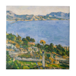 Paul Cezanne - Golf von Marseille aus Estaque gese Fliese