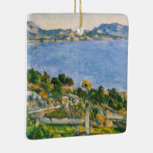 Paul Cezanne - Golf von Marseille aus Estaque gese Keramikornament (Rechts)