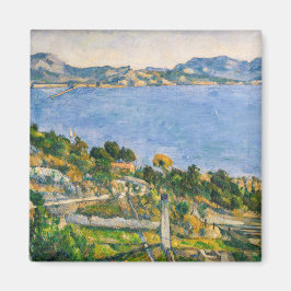 Paul Cezanne - Golf von Marseille aus Estaque gese Magnet