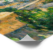 Paul Cezanne - Golf von Marseille aus Estaque gese Poster (Ecke)