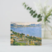 Paul Cezanne - Golf von Marseille aus Estaque gese Postkarte (Stehend Vorderseite)