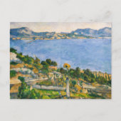 Paul Cezanne - Golf von Marseille aus Estaque gese Postkarte (Vorderseite)