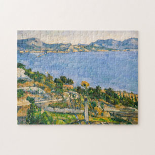 Paul Cezanne - Golf von Marseille von Estaque aus Puzzle