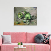 Paul Cezanne | Grüne Äpfel, c.1872-73 Leinwanddruck (Insitu (Wohnzimmer))