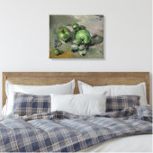 Paul Cezanne | Grüne Äpfel, c.1872-73 Leinwanddruck (Insitu (Schlafzimmer))