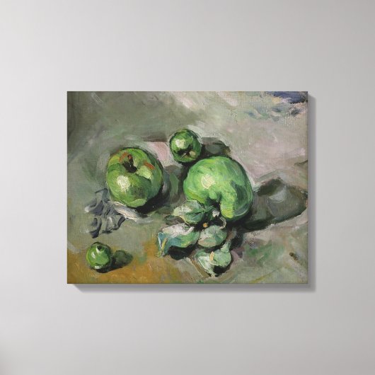 Paul Cezanne | Grüne Äpfel, c.1872-73 Leinwanddruck (Vorderseite)