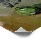 Paul Cezanne | Grüne Äpfel, c.1872-73 Poster (Ecke)