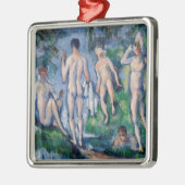 Paul Cezanne - Gruppe der Bathers Ornament Aus Metall (Links)