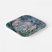 Paul Cezanne - Gruppe der Bathers Pappteller (Gewinkelt)