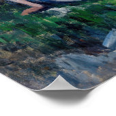 Paul Cezanne - Gruppe der Bathers Poster (Ecke)