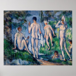 Paul Cezanne - Gruppe der Bathers Poster