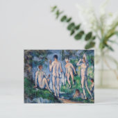 Paul Cezanne - Gruppe der Bathers Postkarte (Stehend Vorderseite)