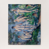 Paul Cezanne - Gruppe der Bathers Puzzle (Vertikal)
