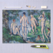 Paul Cezanne - Gruppe der Bathers Seidenpapier (Handwerk)