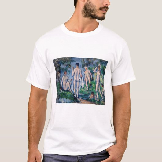 Paul Cezanne - Gruppe der Bathers T-Shirt (Vorderseite)