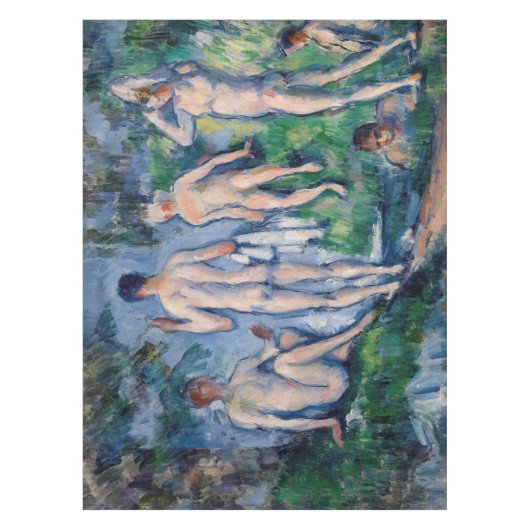 Paul Cezanne - Gruppe der Bathers Tischdecke (Vorderseite)