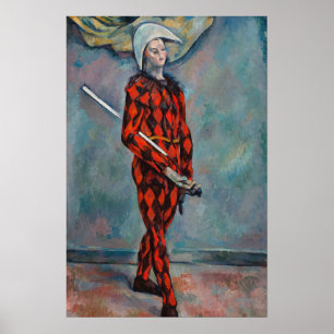 Paul Cézanne - Harlekin Poster
