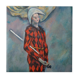 Paul Cezanne - Harlequin Fliese