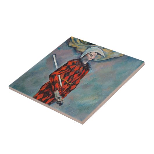 Paul Cezanne - Harlequin Fliese (Seite)