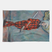Paul Cezanne - Harlequin Geschirrtuch (Horizontal)