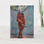 Paul Cezanne - Harlequin Karte (Vorderseite)